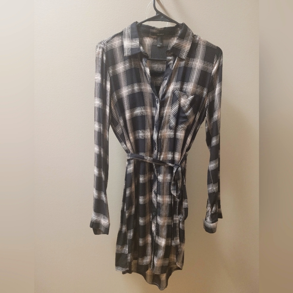 Shirt Dress with tie waist